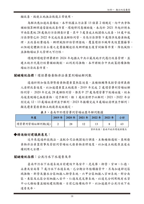 112 年臺南市環境保護計畫第78頁內容